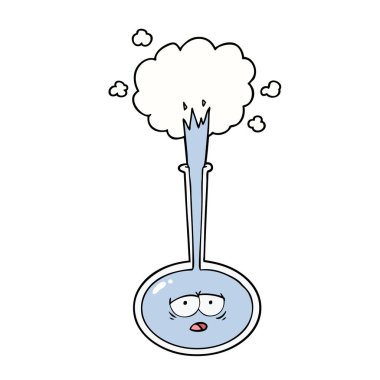 yorgun bilimsel deney çizgi film