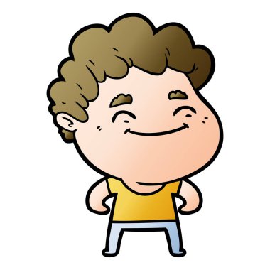 vektör çizim karikatür adam