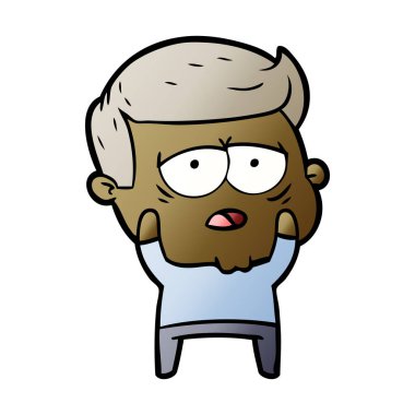 vektör çizim karikatür adam