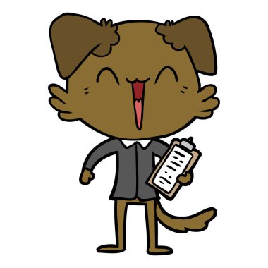 mutlu ofis köpek çizgi film