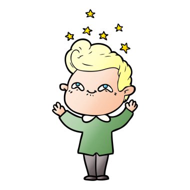 vektör çizim karikatür adam