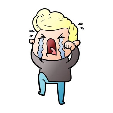 vektör çizim karikatür adam