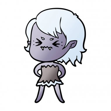 rahatsız çizgi film vampir kız