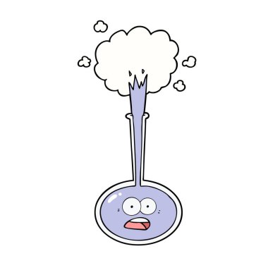 vektör çizim karikatür bilim kaza