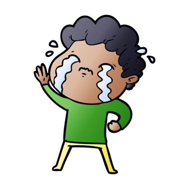 vektör çizim karikatür adam