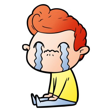 vektör çizim karikatür adam