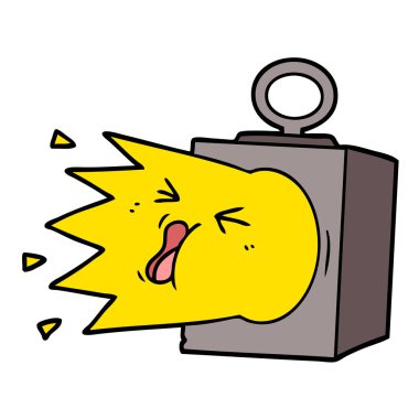 vektör çizim karikatür endüstriyel lamba