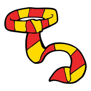 vektör çizim karikatür kravat