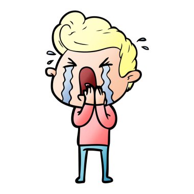 vektör çizim karikatür adam