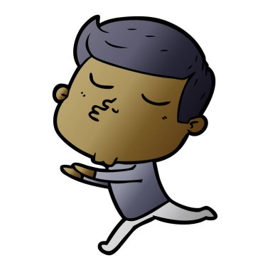 surat asmayı karikatür modeli adam