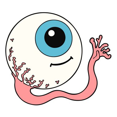 vektör çizim karikatür göz küresi