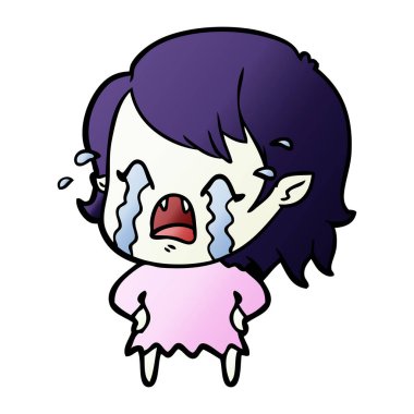 ağlayan vampir kız çizgi film