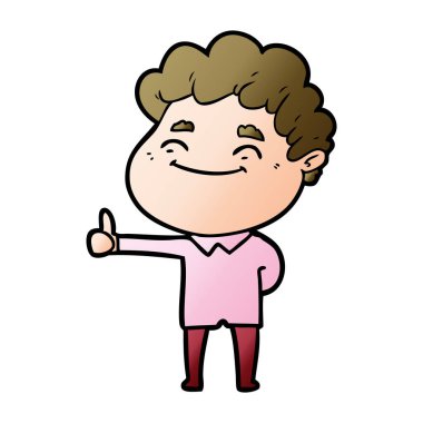 vektör çizim karikatür adam