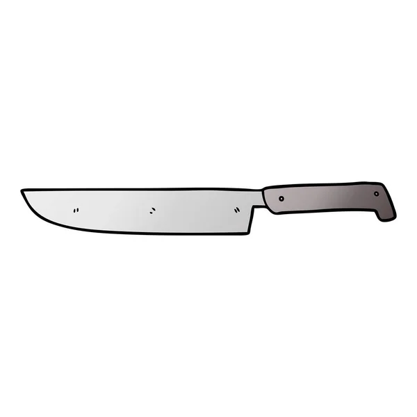 漫画ナイフのベクトル図 — ストックベクタ