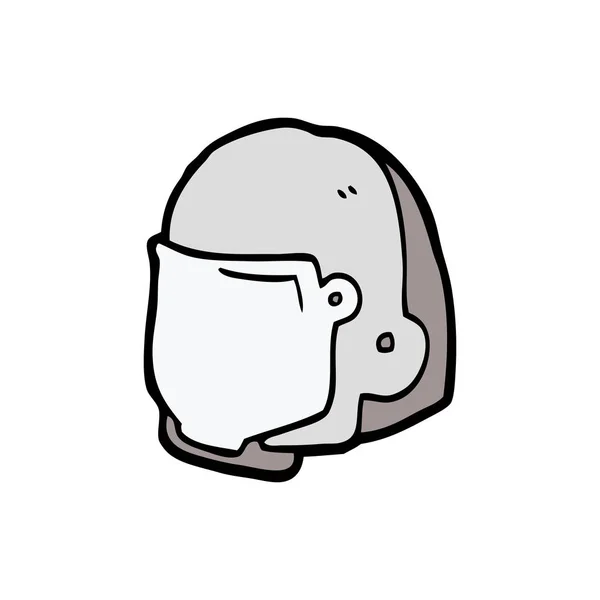 Ilustración Vectorial Casco Dibujos Animados — Vector de stock