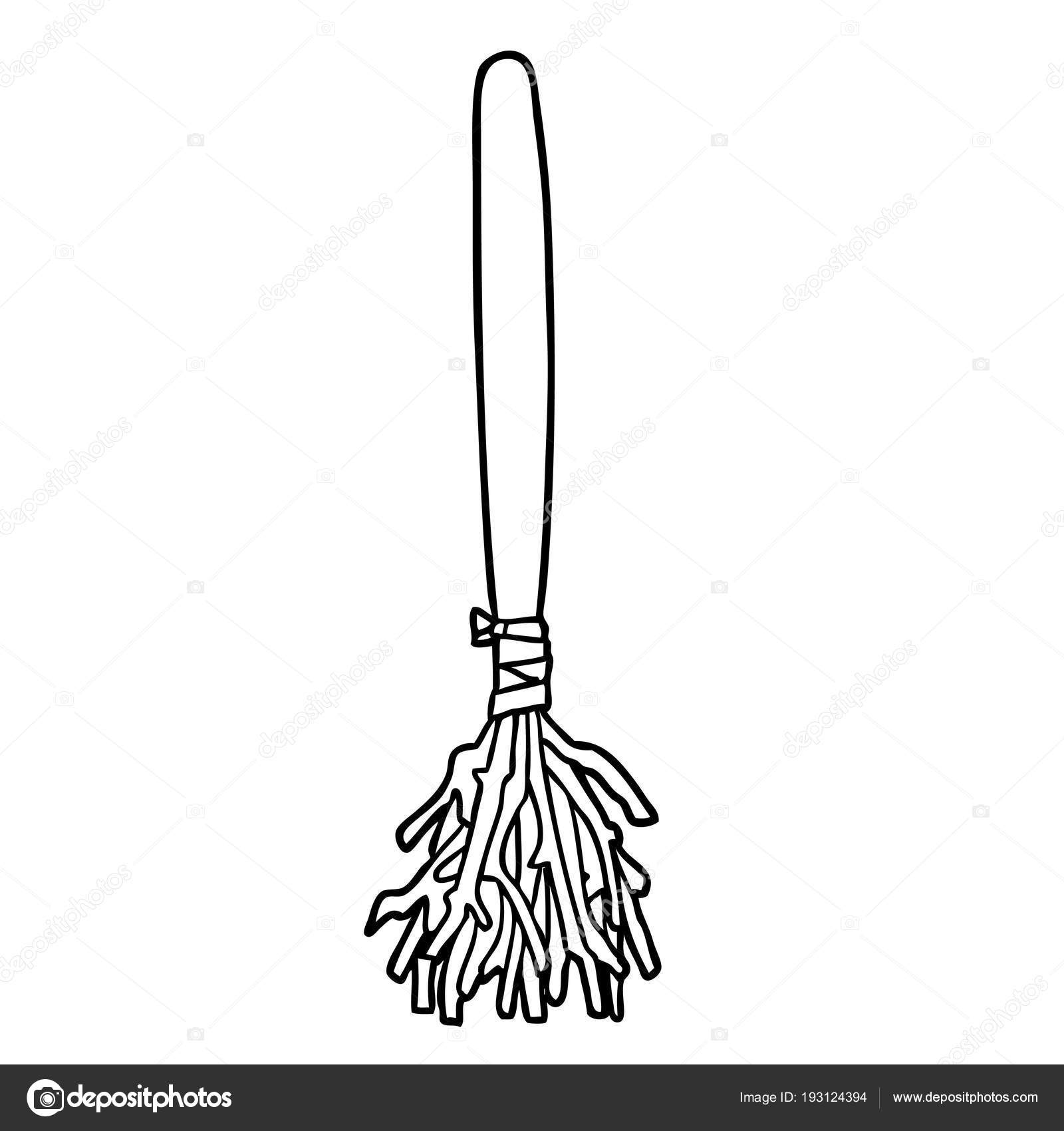 Drawings Broom Drawing Line Drawing Halloween Witches Broom Stock Vector C Lineartestpilot 193124394