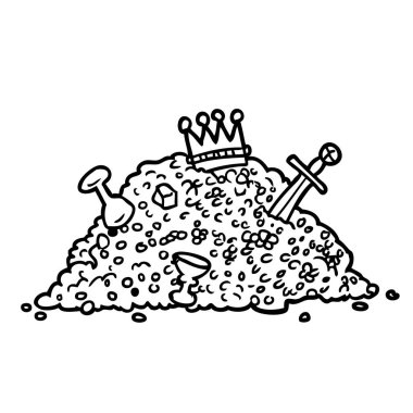 Hazine ple çizgi çizme