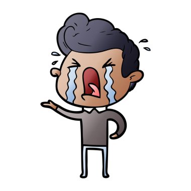 vektör çizim karikatür adam