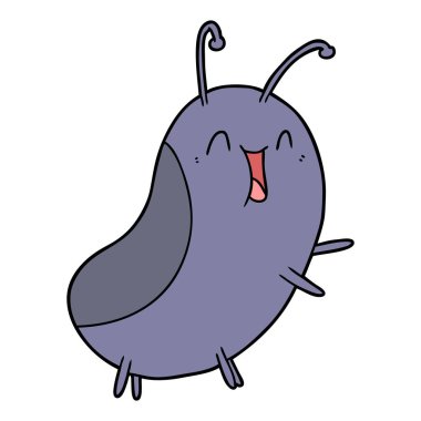 vektör çizim karikatür mutlu hata