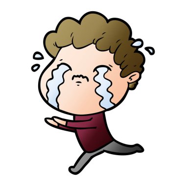 vektör çizim karikatür adam