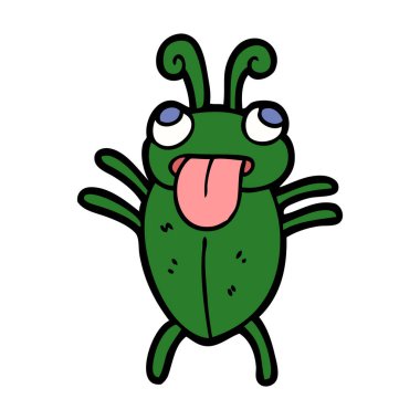 komik karikatür hata vektör çizim