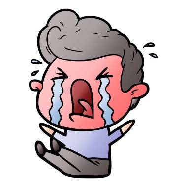 vektör çizim karikatür adam