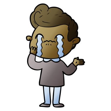 vektör çizim karikatür adam