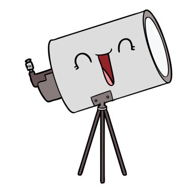 yüz teleskopla çizgi film