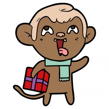 Noel hediyesi maymunla deli çizgi film