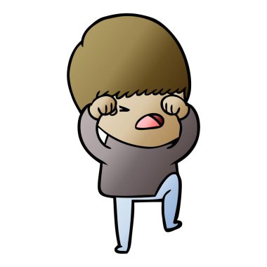 vektör çizim karikatür adam