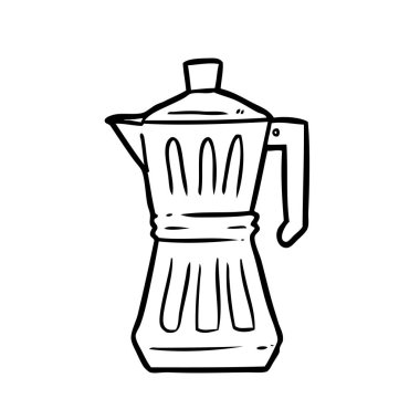 çizim için bir espresso Maker