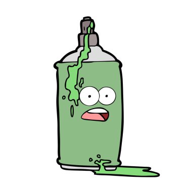 çizgi film sprey boya