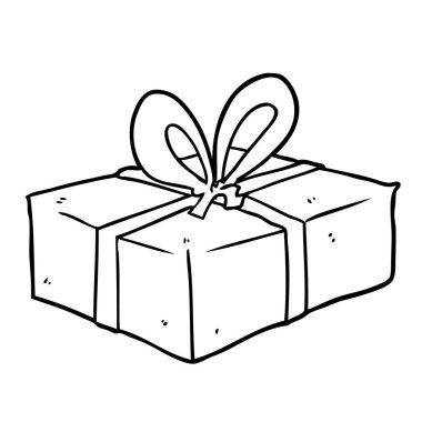 kaydırılan bir hediye çizgi çizme