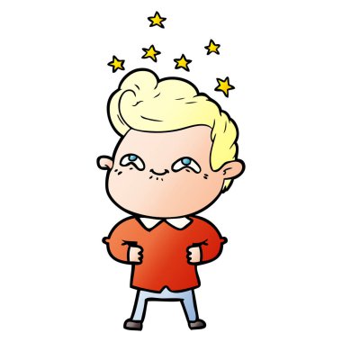 vektör çizim karikatür adam