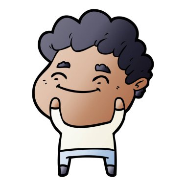 vektör çizim karikatür adam