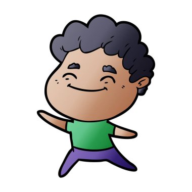 vektör çizim karikatür adam