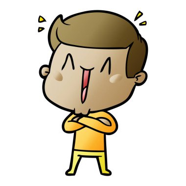 vektör çizim karikatür adam