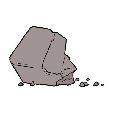 vektör çizim karikatür kaya