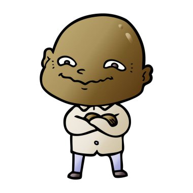 vektör çizim karikatür adam