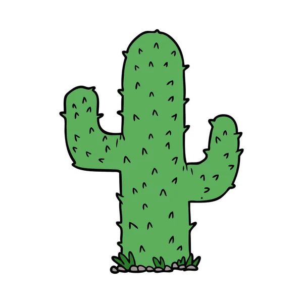 Ilustración Vectorial Cactus Dibujos Animados — Archivo Imágenes Vectoriales