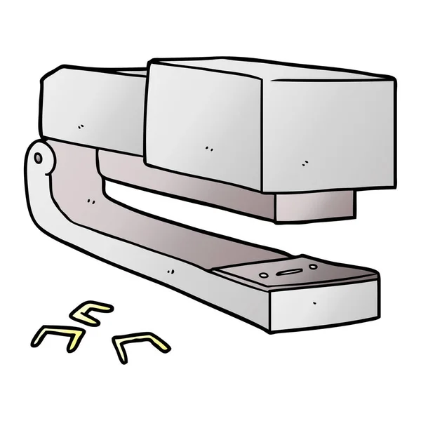 Ilustración Vectorial Grapadora Dibujos Animados — Archivo Imágenes Vectoriales