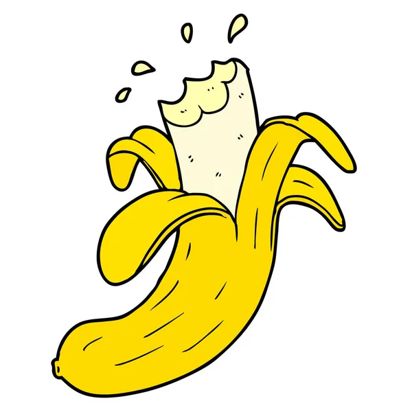 Vectorillustratie Van Cartoon Banaan — Stockvector