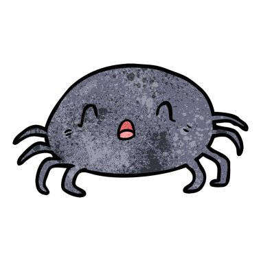 vektör çizim karikatür örümcek