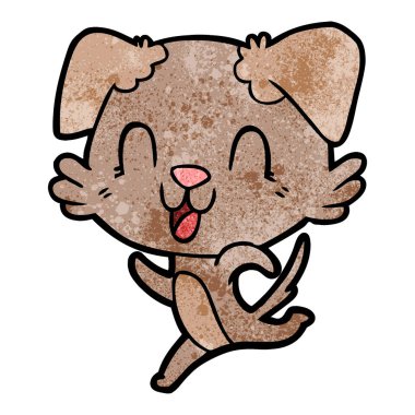 Çizgi film köpeğinin vektör çizimi