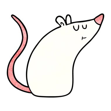 Çizgi film faresinin vektör çizimi