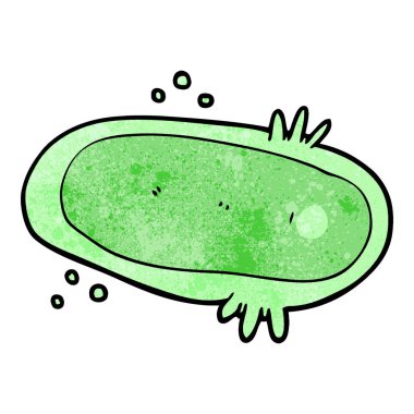 vektör çizim karikatür amip