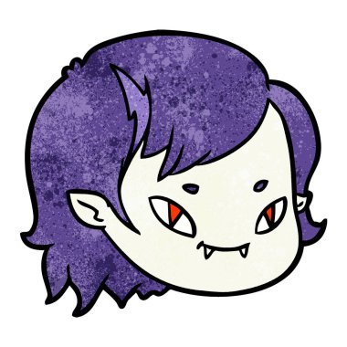 Çizgi filmdeki vampir kız suratı