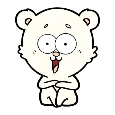 Ayıcık çizgi film gülüyor