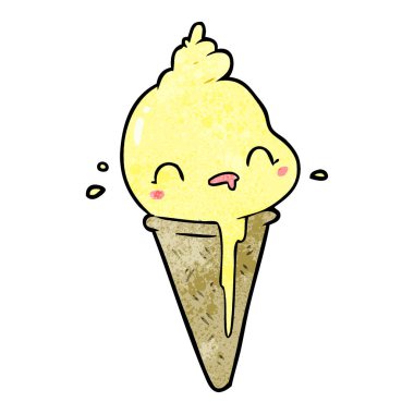 sevimli çizgi dondurma