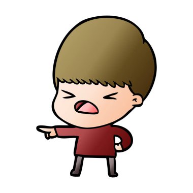 vektör çizim karikatür adam